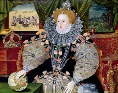 Pictured: Queen Elizabeth I: chopped of more heads than all of France's revolutions combined.